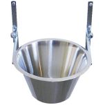 Väggmonterad ställning för en matskål