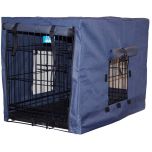 Ozami. Överdrag Hundbur Blå. För ökad trygghet och väderskydd. 