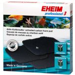 Eheim Professionel 3/4+ Kolfilter 3p. Filterplatta med aktivt kol. 
