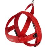 Ezydog Sele QuickFit Röd. Bekväm hundsele med perfekt passform. 
