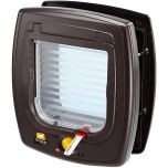 Lucka med vindstopp och magnetisk 4-vägs låsning