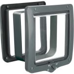 Kattdörr med tunnel XL Grå