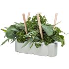 Foderhäck Keramik/Trä Grå 26cm