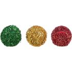 Glitterbollar Xmas 3-pack