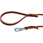 Läderkoppel Rödbrun 180cm