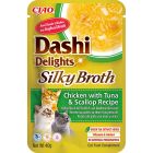 Dashi Delights Silky Broth Chicken Tuna & Scallop