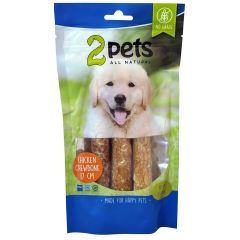 2Pets. Tuggpinnar Kyckling 17cm 3-pack. Vita tuggpinnar med kyckling.