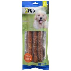2Pets. Tuggpinnar Kyckling 28cm 3-pack. Vita tuggpinnar med kyckling.