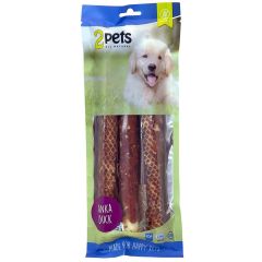 2Pets. Tuggpinnar Anka 28cm 3-pack. Vita tuggpinnar med anka.