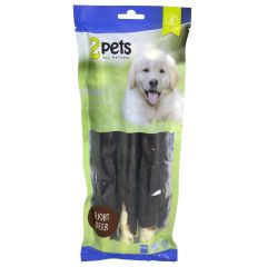 2Pets. Tuggpinnar Hjort 28cm/3-p. Vita tuggpinnar med hjort.
