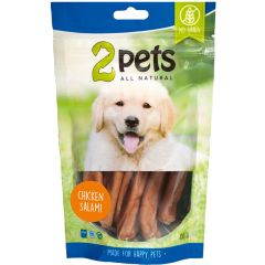 2Pets. Hundkorv Dogsalami Kyckling. Hundkorvar med kyckling.