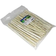 2Pets. Tuggpinne Vit 7-8mm/24cm 50-pack. Rullade hundtugg av vit råhud.