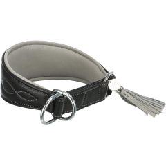Trixie. Active Comfort Halsband Svart. Vinthundshalsband med anti-drag.