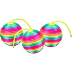 Kattleksak Skallerboll Regnbåge