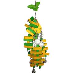 Ozami. Fågelleksak Christina 51cm. Färgglad fågellelsak till papegoja.