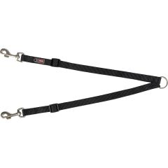 Trixie. Parkoppel Premium Svart. Parkoppel i smidig och hållbar nylon.