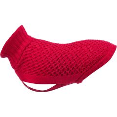 Trixie. Pullover Norwood Röd 18 cm. Fin strukturstickad hundpullover med god ventilation och flexibilitet.
