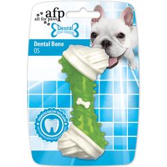 All For Paws. Hundleksak Dental Bone 13cm. Tuggleksak för tandhälsan.