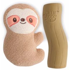 All For Paws. Little Buddy Cuddle Sloth 13cm. Mjuka hundleksaker med pipljud speciellt designad för valpar.