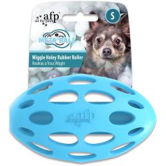 All For Paws. Wiggle Holey Rubber Roller S. Boll med gungande rörelser för extra spänning.