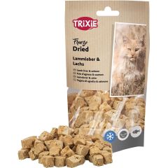 Trixie. Freeze Dried Lammlever & Lax. Frystorkad lever och lax.