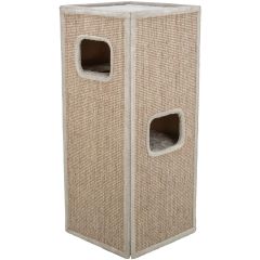 Trixie. Klöshus Cat Tower Juno. Högt klöshus med sisalklös väggar.