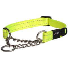 Rogz. Rogz Halvstryp Utility Gul. Robust halsband med kedja för ökad säkerhet och kontroll.
