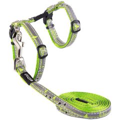 Rogz. Rogz NightCat Sele Lime. Väl synlig reflex som ökar säkerheten för äventyr i mörker.