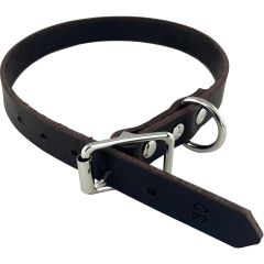 Alac. Alac Läderhalsband Brun. Hundhalsband av miljöcertifierat läder.