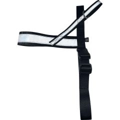 Alac. Alac Spårsele Reflex Svart 0. Spårsele i svart polyester med påsydd reflex.