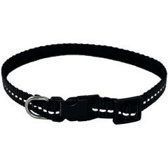 Alac. Alac Valphalsband Reflex Svart. Klassiskt valphalsband av nylon.