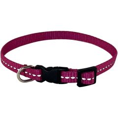Alac. Alac Valphalsband Reflex Cerise. Klassiskt valphalsband av nylon.
