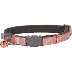 Rogz. Rogz UrbanCat Halsband Rosa XS. Halsband i fin pastellfärg och eleganta roséguldsdetaljer.
