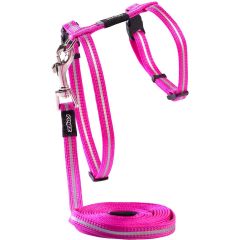Rogz. Rogz AlleyCat Sele Rosa XS. Matchande koppel och sele med reflex för ökad synligheten i mörker.