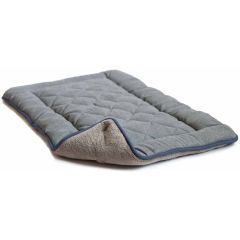 Dog Gone Smart. DGS Chenille Sleeper Cushion Grå XS. Dubbelsidig burdyna. 