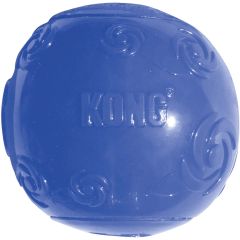 Kong Squeezz Ball. Apportboll med studs och pip. 