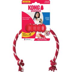 Kong Dental w/Rope S. Tugglek som stärker din hunds tandhälsa.