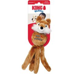 Kong Wubba Friends S. Sött mjukdjur med svans och pip.