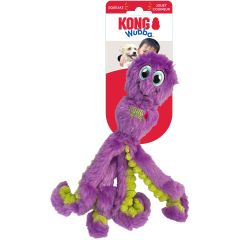 Kong Wubba Octopus S. Bläckfisk med slängiga ben och pip.