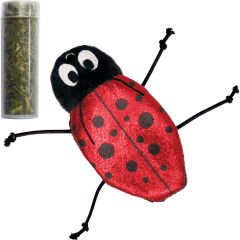 Kong Cat Refillables Ladybug. Nyckelpiga med kattmynta fyllning.