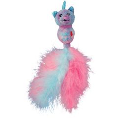 Kong Cat Wubba Caticorn. Söt enhörning med lång boa-svans. 
