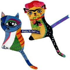 Kong Cats Artz Kahlo / Picasso 2-p. Kahlo och Picasso med kattmynta. 