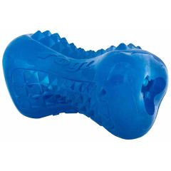 Rogz Yumz Chew Blå. Godisleksak med tandvänlig struktur. 