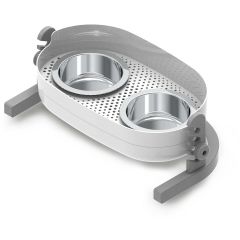 All For Paws. AFP 3in1 Elevated Double Dinner S. Matbar med spillfri design.