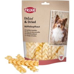 Trixie. Tuggfläta Buffelråhud 200g. Tuggfläta av torkad buffel råhud.
