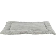 Trixie. Liggmatta Jonna Ljusgrå. Dyna i mjuk manchesterplysch. 