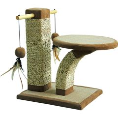 Pawise Klösmöbel Enterprise. Allt-i-ett med klös och leksaker. 