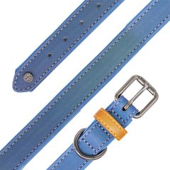 Sötnos Reflexhalsband Blå. Helreflekterande hundhalsband. 