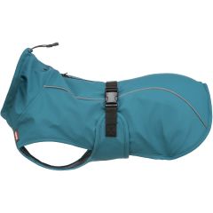 Trixie. Regntäcke Vimy Petrol. Följsamt regntäcke med reflex. 