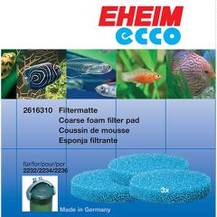 Eheim Ecco Filtersvamp Blå 3p. Filtermatta till Ecco ytterfilter. 